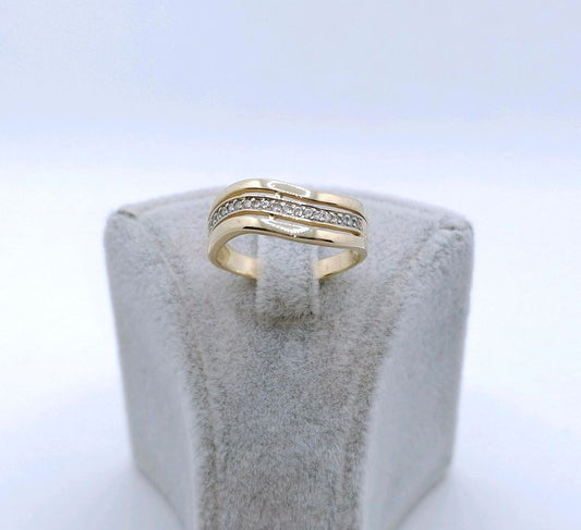 Ring Gold 585 mit Zirkonia Gr. 57