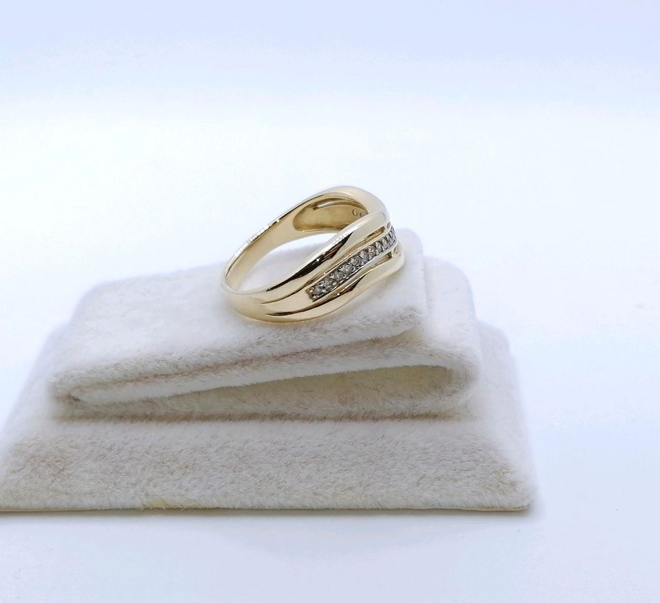 Ring Gold 585 mit Zirkonia Gr. 57