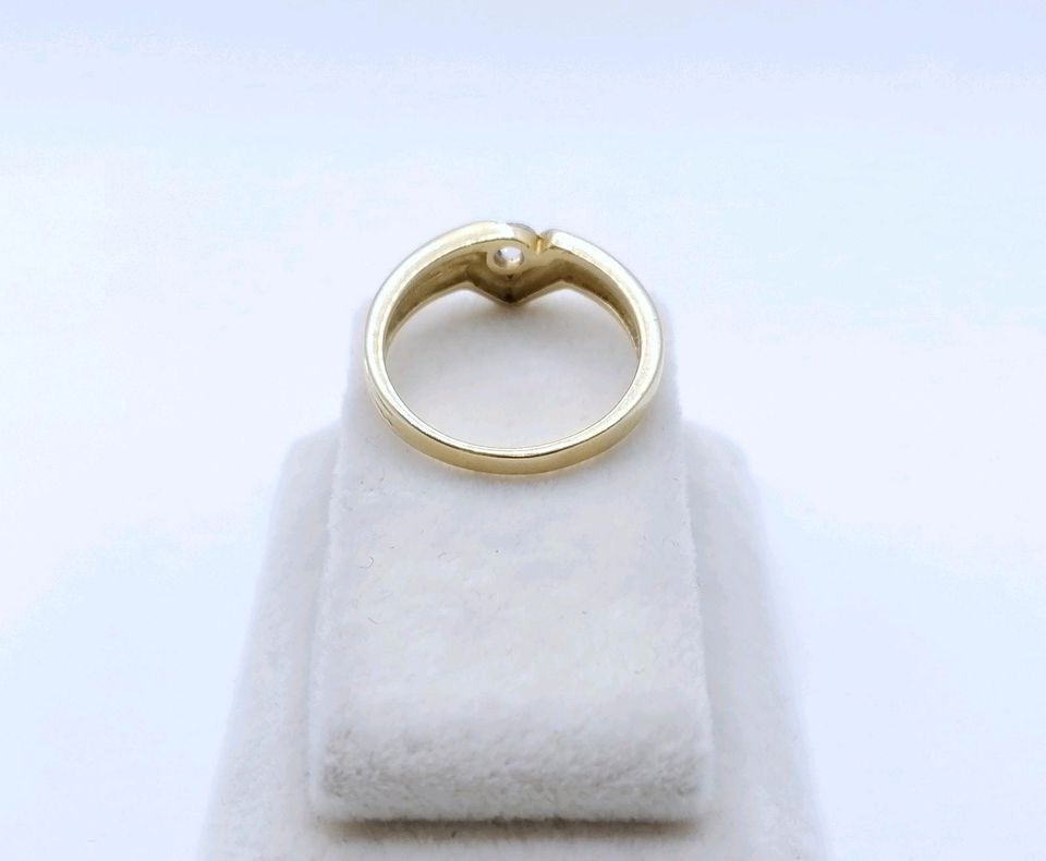 Ring Gold 585 mit Zirkonia