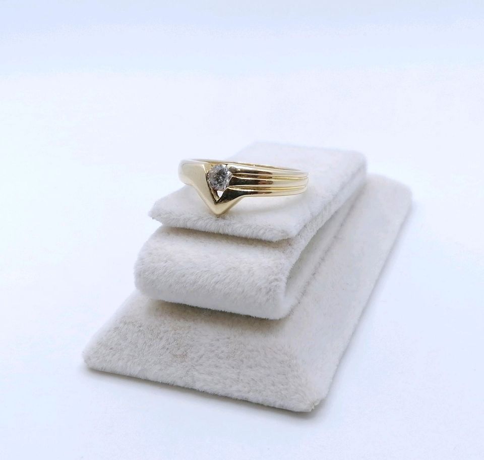 Ring Gold 585 mit Zirkonia
