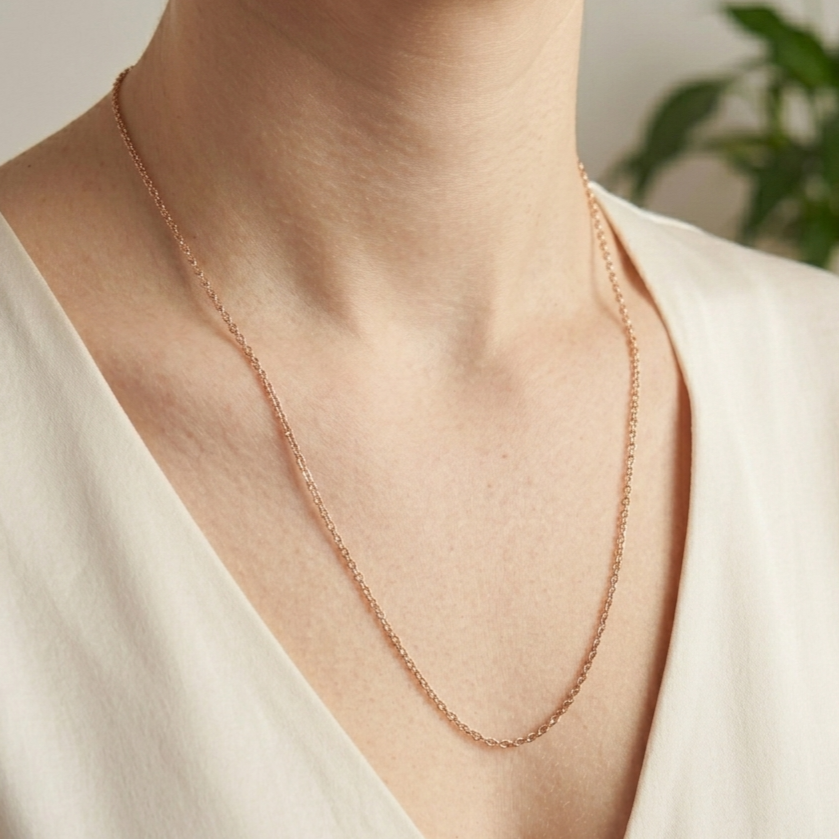 Rotgold Ankerkette 583er Gold Sowjet udssr Goldkette Halskette