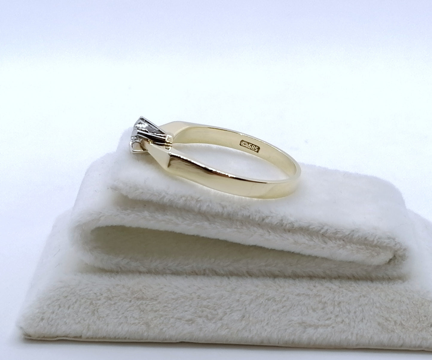 Ring Gold 585er Solitär Brillant