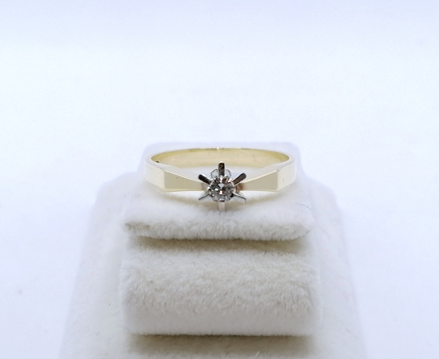 Ring Gold 585er Solitär Brillant