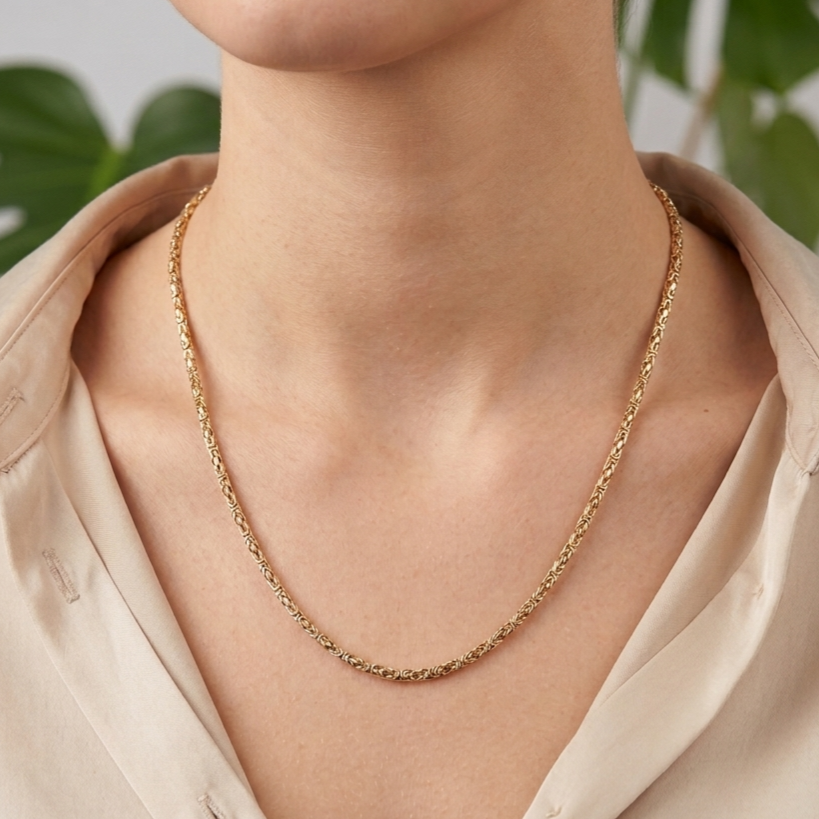 Königskette Goldkette 333er 8 karat Halskette