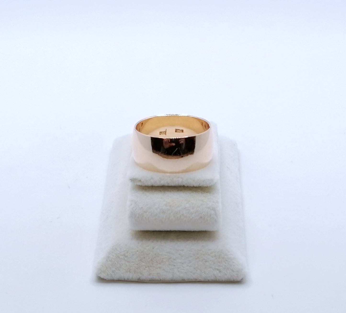 Ring UdSSR Sowjet Rotgold 583er Bandring Gr. 58
