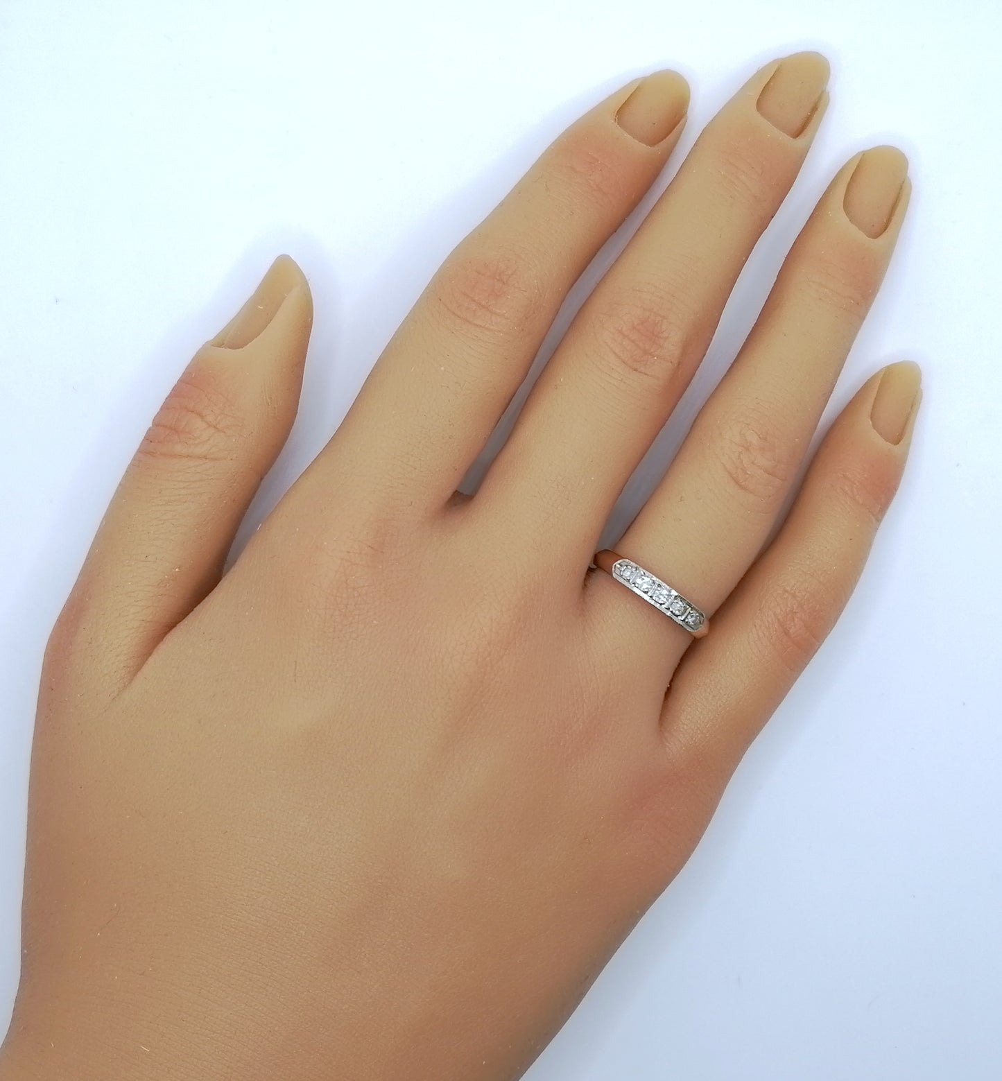 Ring Rotgold 583er UdSSR Sowjet mit Diamanten Gr. 53