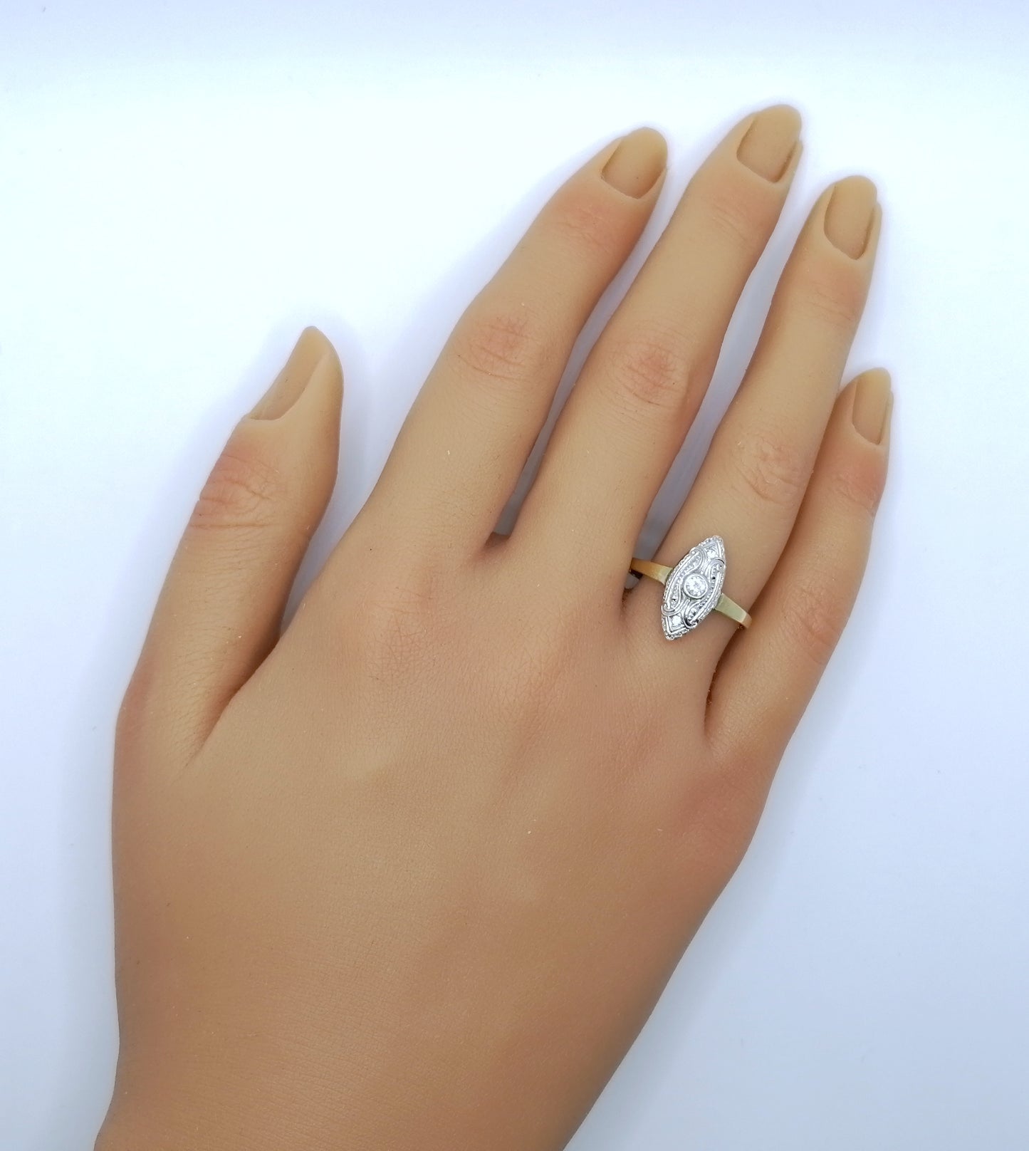 Ring Gold 333er mit Zirkonia Damenring Gr. 61