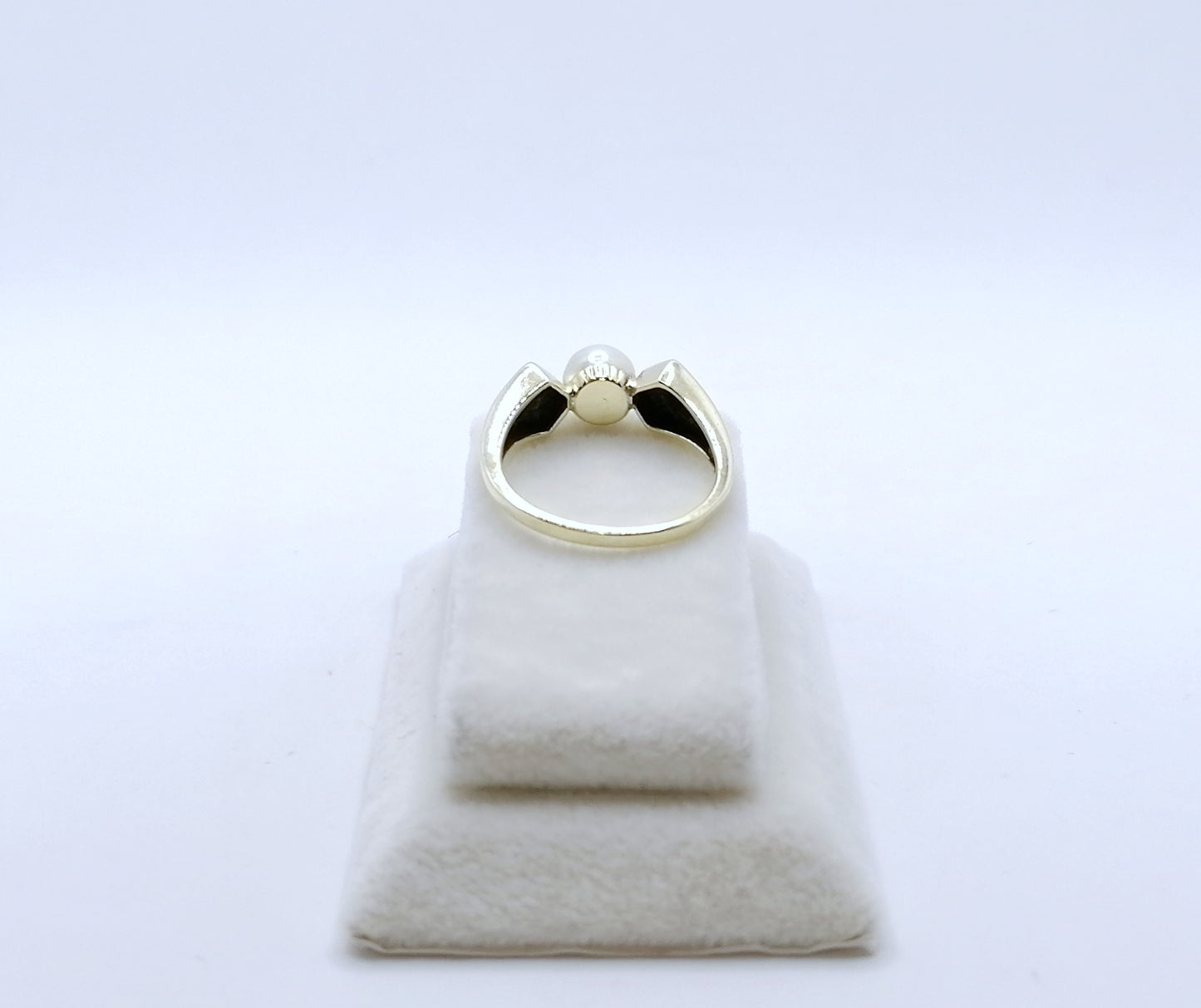 Ring Gold 585er Perlenring Damenring Gr. 53