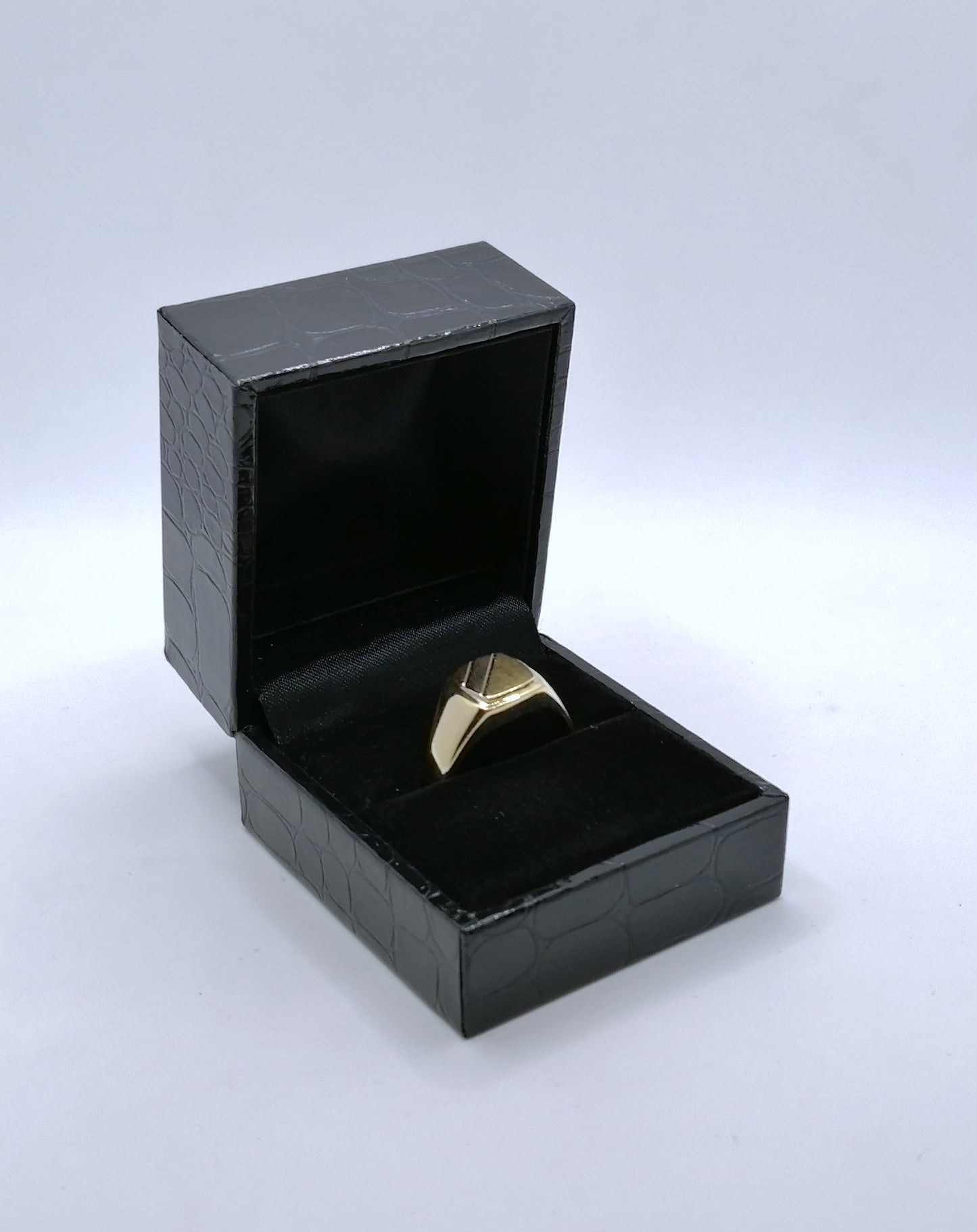 Ring Gold 750er Siegelring tricolor Gr. 58