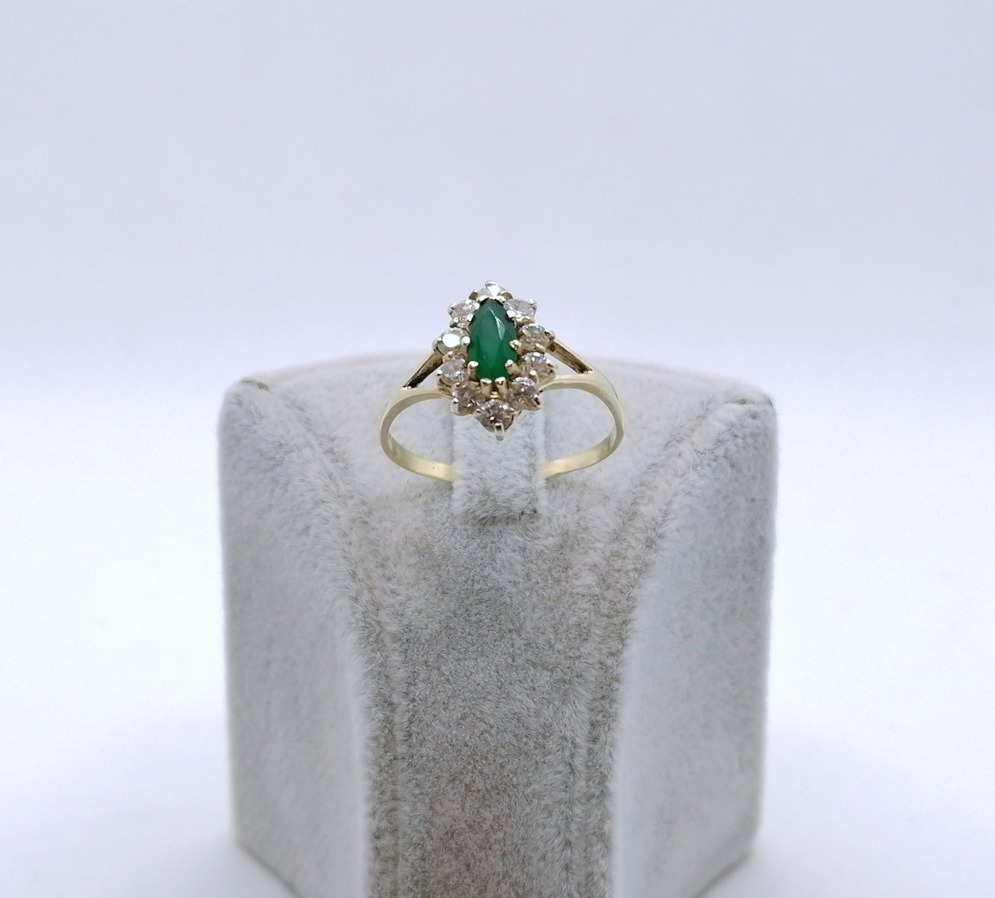 Ring Gold 585er mit Zirkonia Damenring Gr. 66
