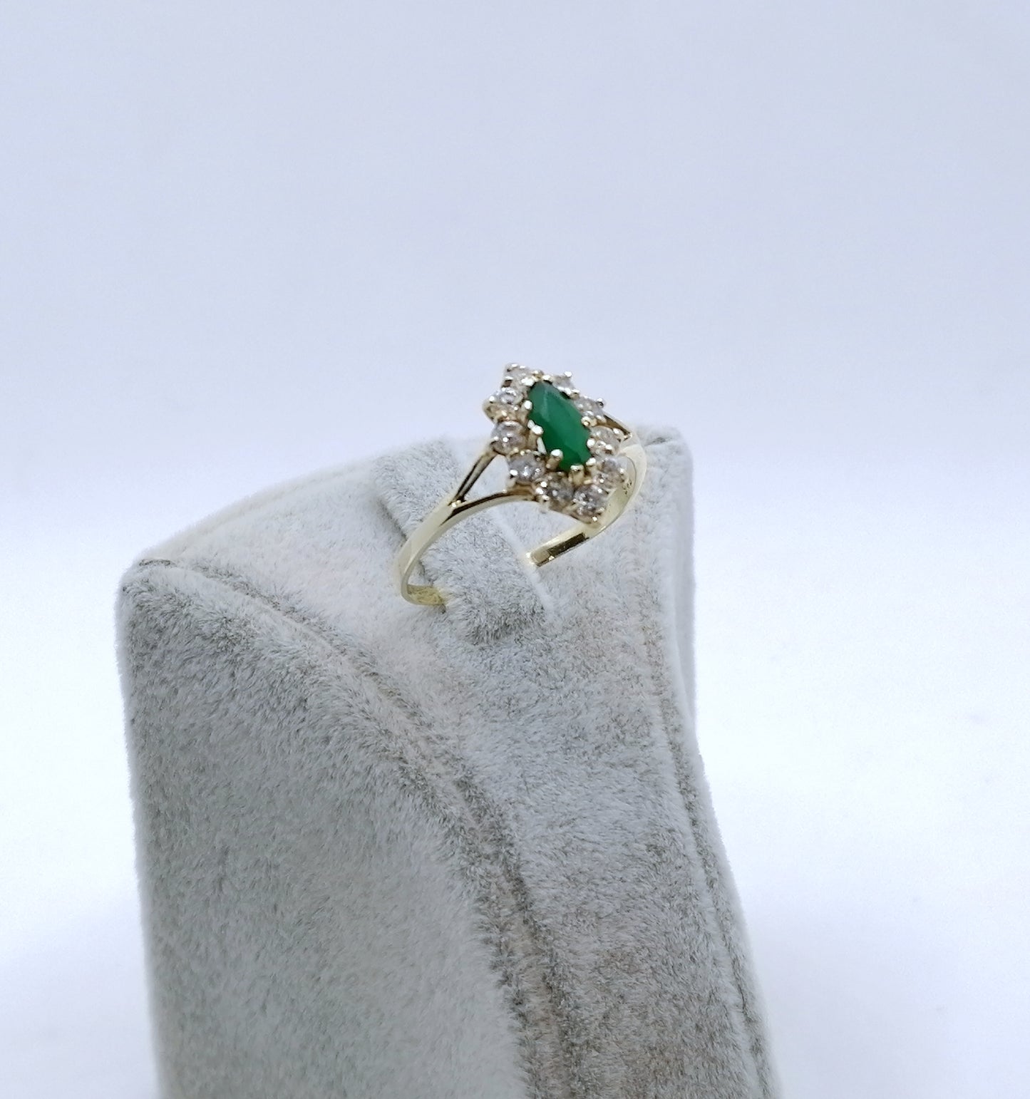 Ring Gold 585er mit Zirkonia Damenring Gr. 66