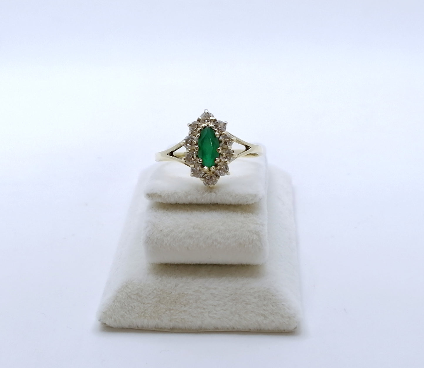 Ring Gold 585er mit Zirkonia Damenring Gr. 66