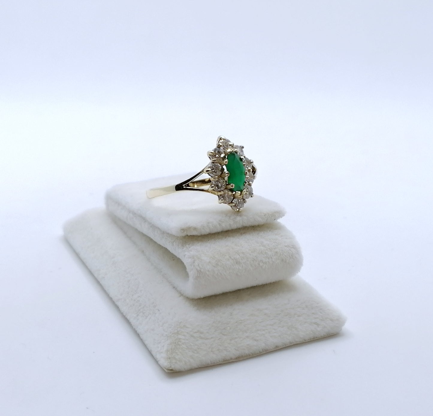 Ring Gold 585er mit Zirkonia Damenring Gr. 66