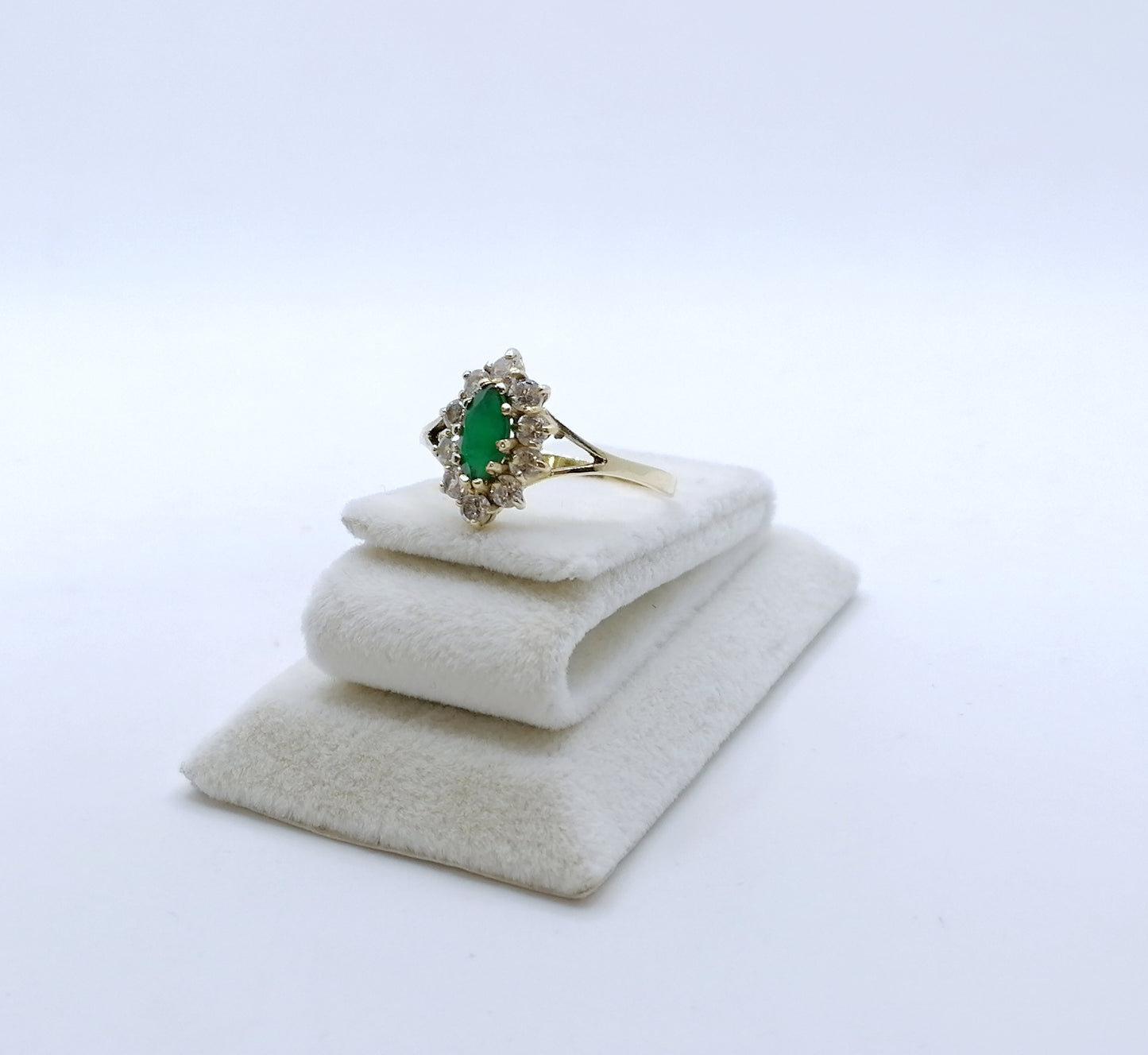 Ring Gold 585er mit Zirkonia Damenring Gr. 66