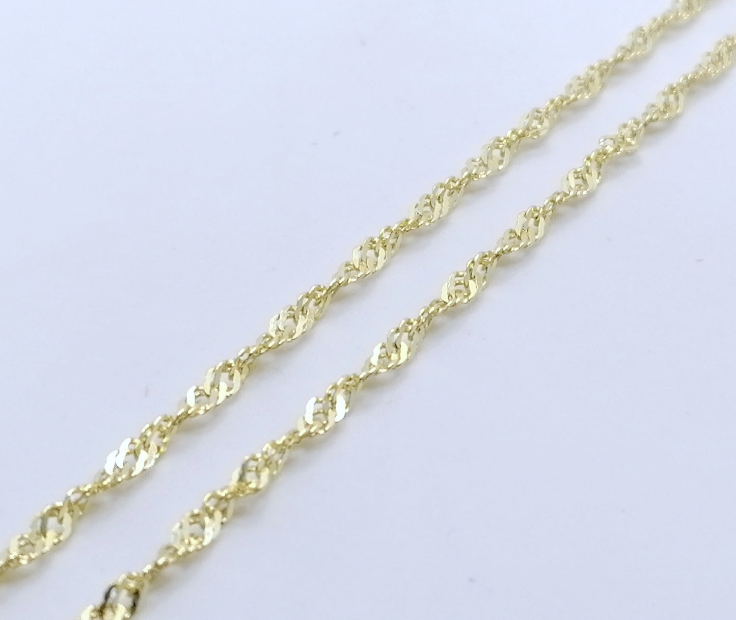 Halskette Gold 333er Singapurkette