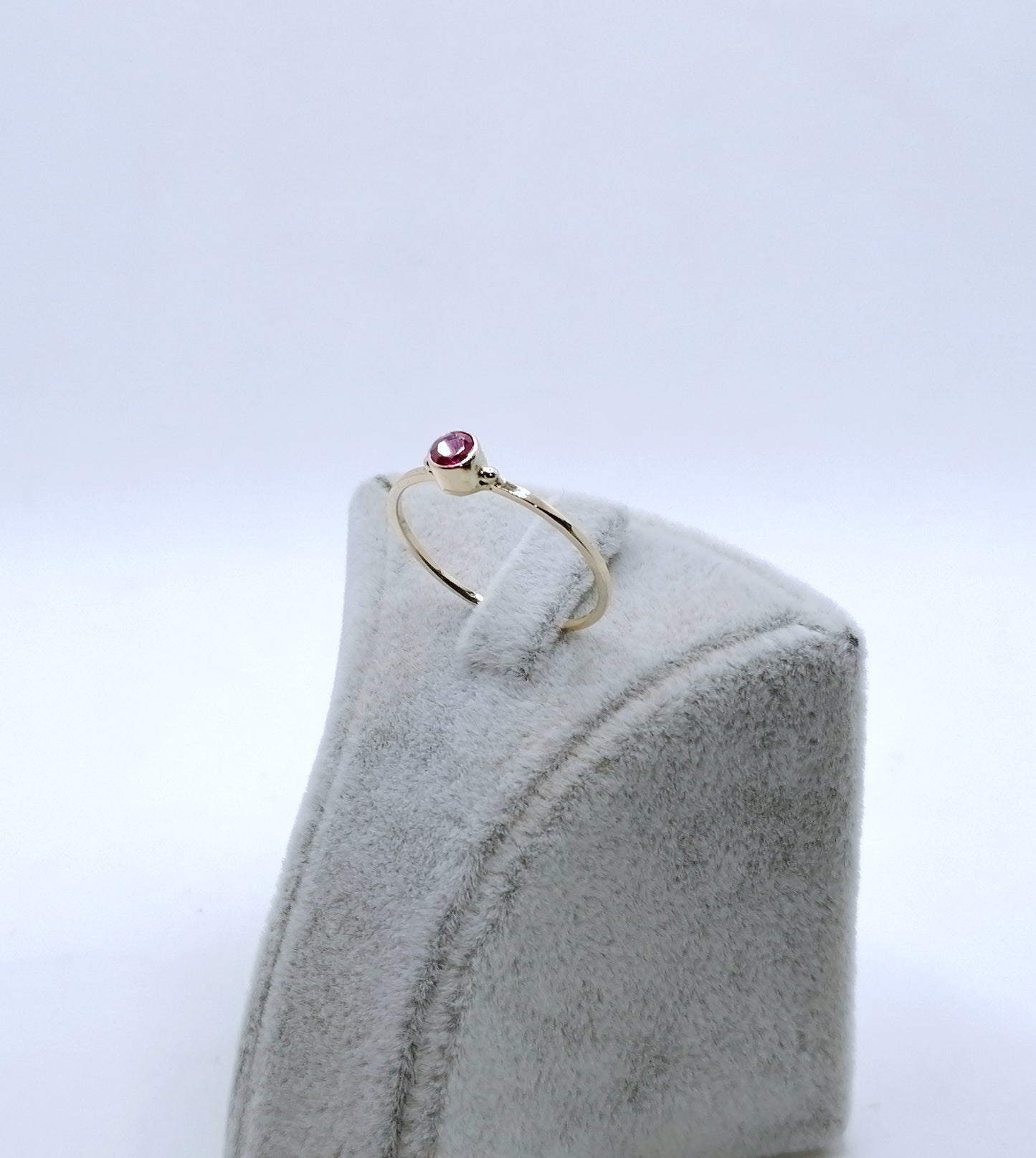 Ring Gold 585er mit Rubin Gr. 60