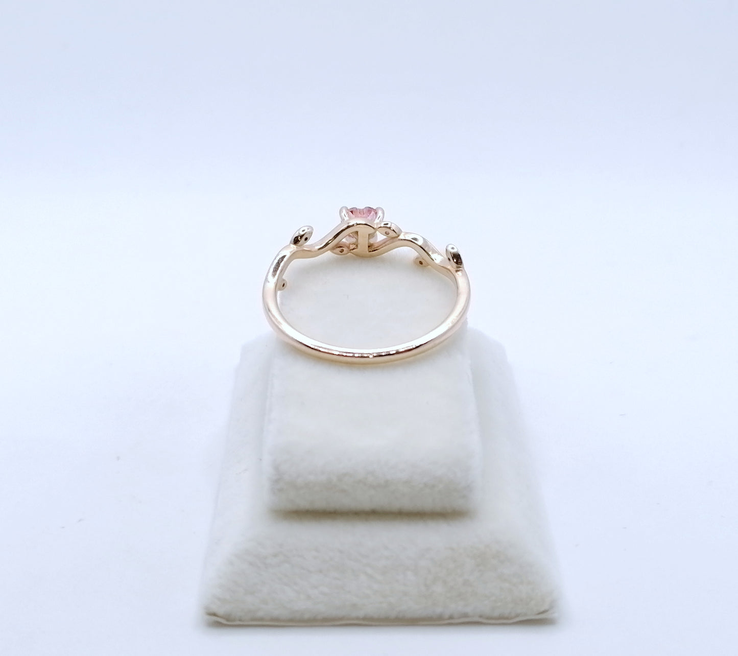 Ring Rosegold 375er mit Spinell Gr. 69