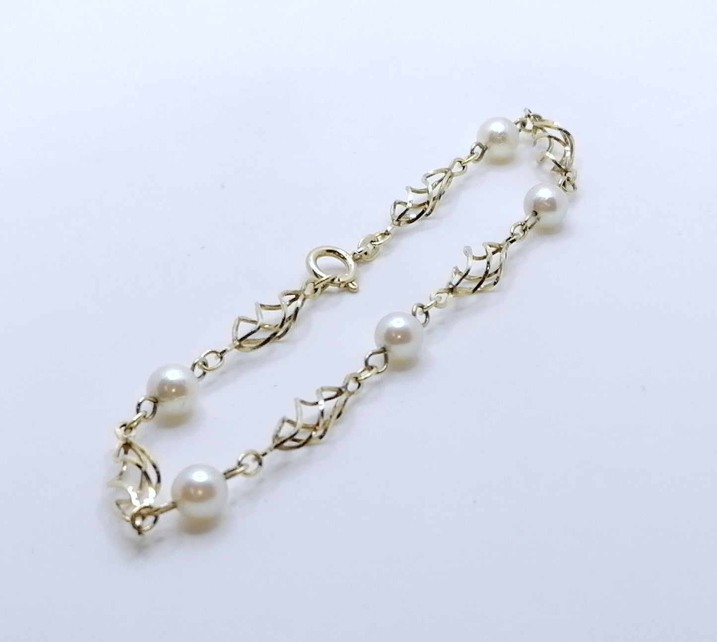 Armband Gold 333er mit Perlen