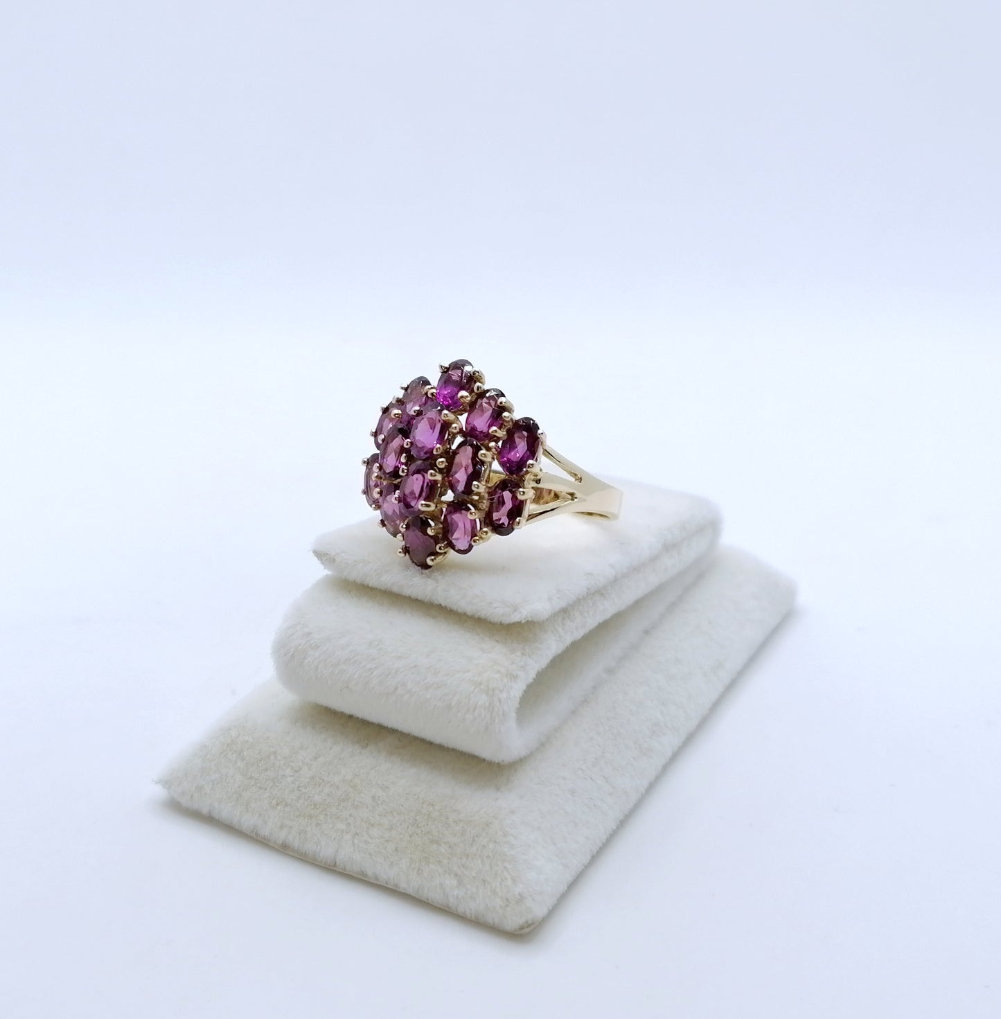 Ring Gold 375er mit Rhodolith Granat Gr. 63