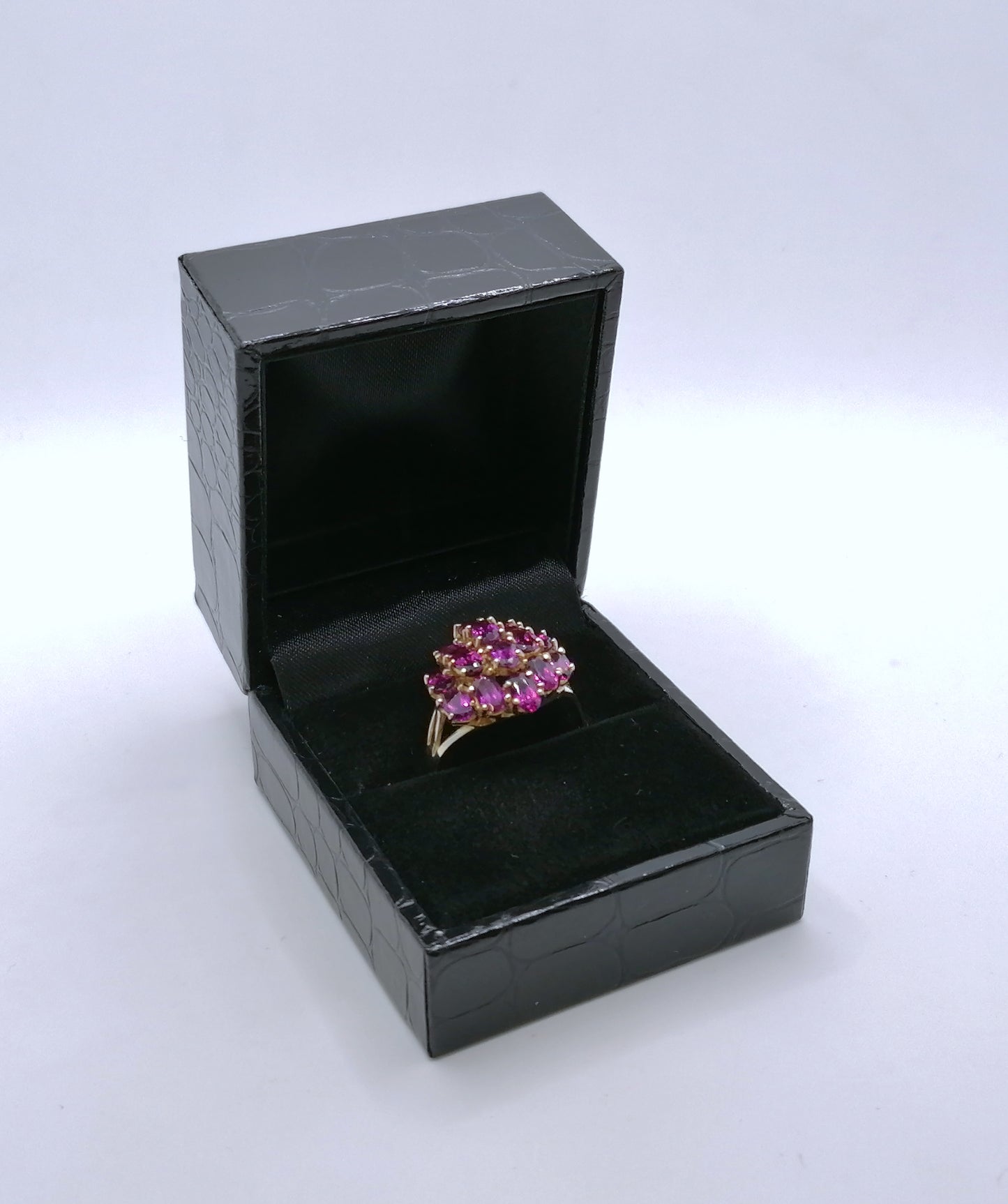 Ring Gold 375er mit Rhodolith Granat Gr. 63