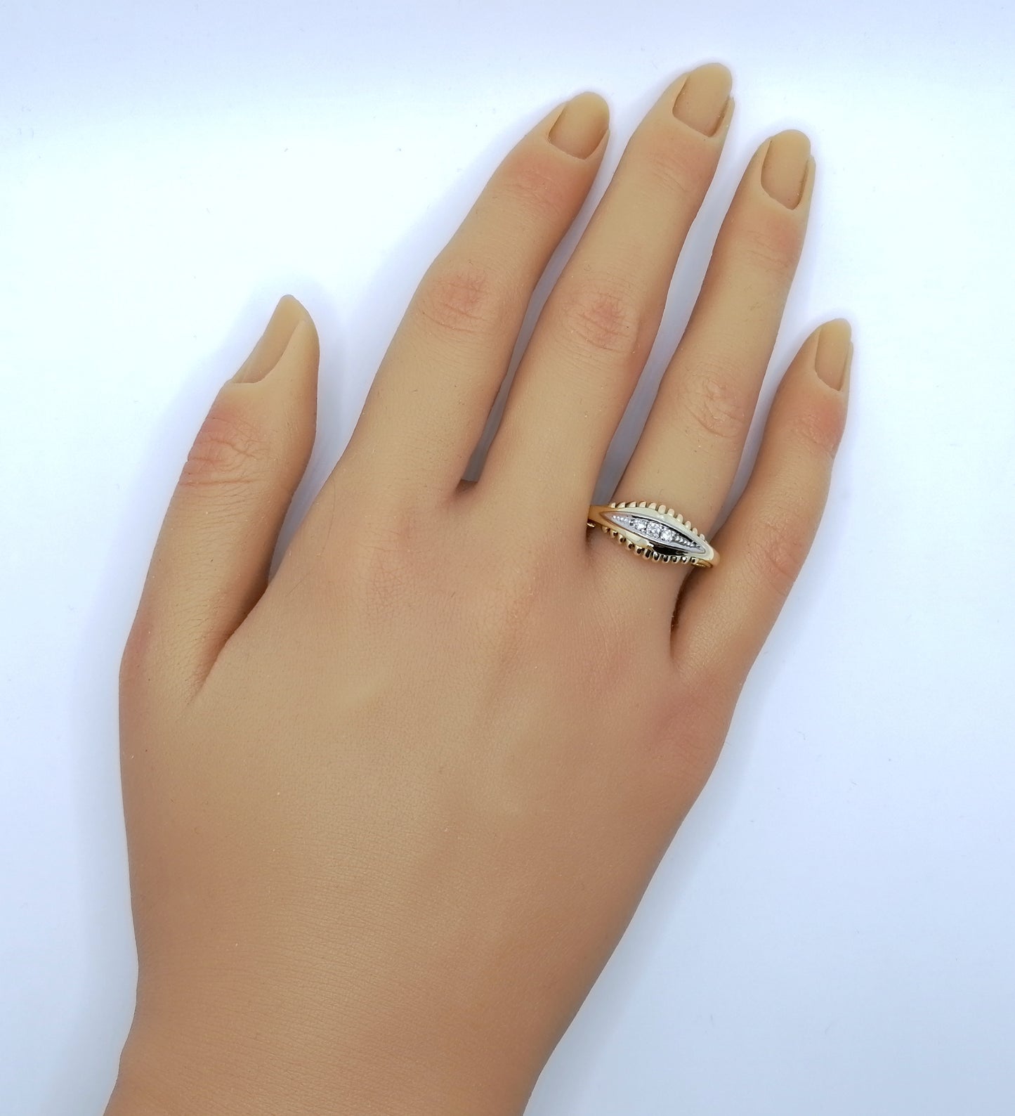 Ring Gold 585er mit funkelnden Brillanten Gr. 63