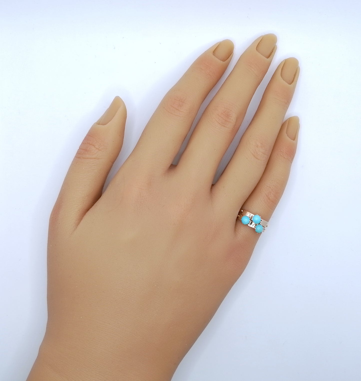 Ring Gold 585er mit Türkissteinen