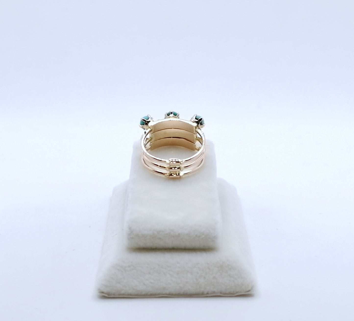 Ring Gold 585er mit Türkissteinen