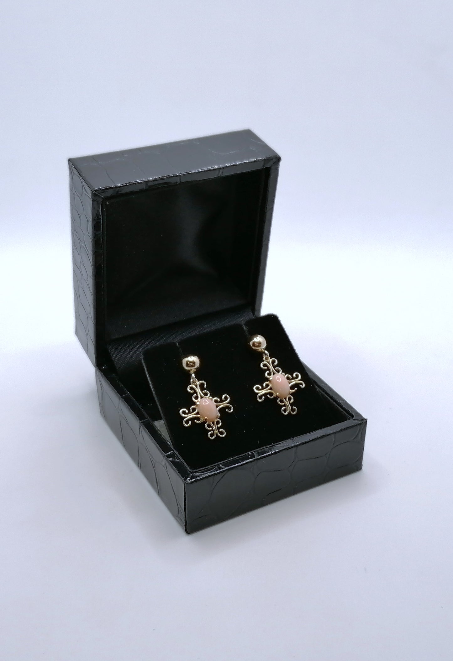Filigrane Gold Ohrhänger 585er 14 karat Gold Ohrringe