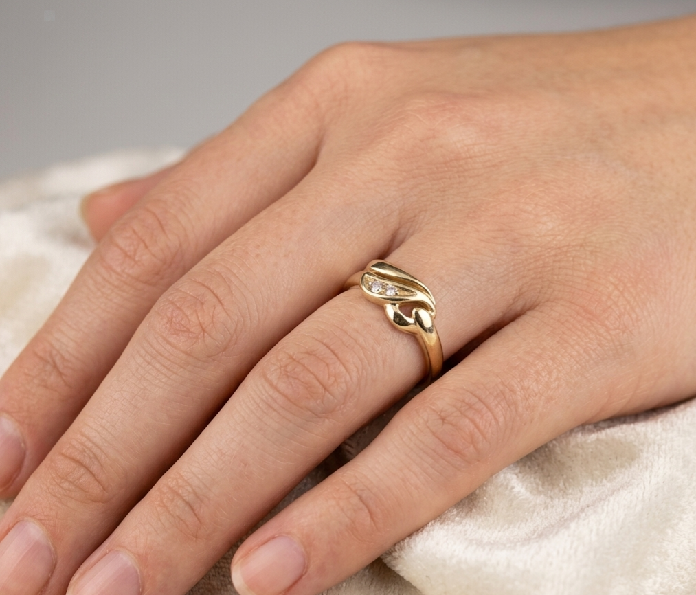 Ring Gold 585 mit Zirkonia Gr. 54