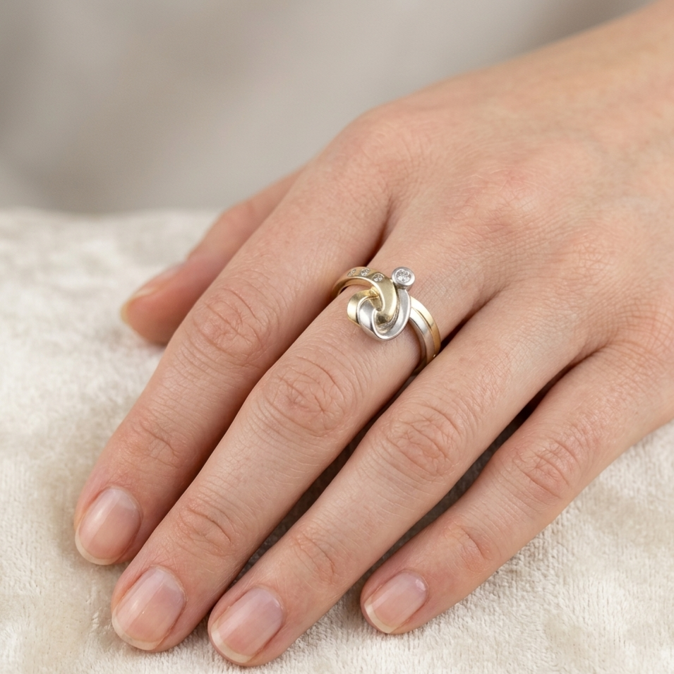 Ring Gold 333er mit Zirkonia Gr. 52