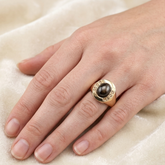Ring Gold Sogni d'Oro 585er Goldring mit Saphir und Diamanten