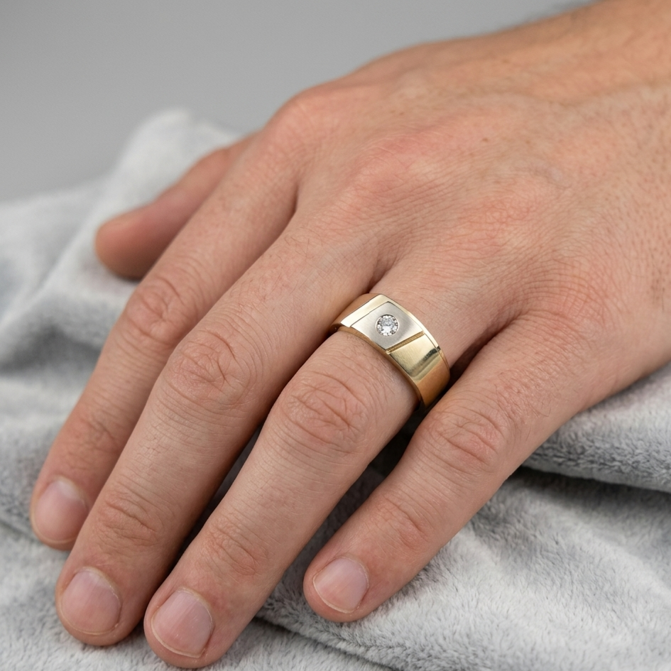 Ring Gold 333er mit Zirkonia Gr. 62