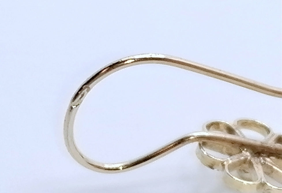 Ohrringe 585er Filigran Gelbgold