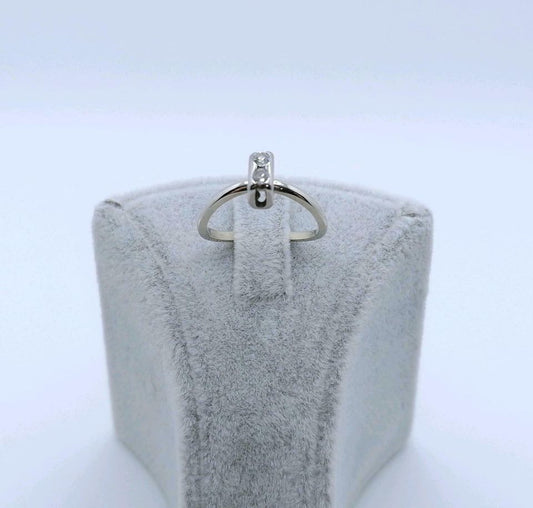 Ring Weißgold 585er mit Brillanten Vorsteckring