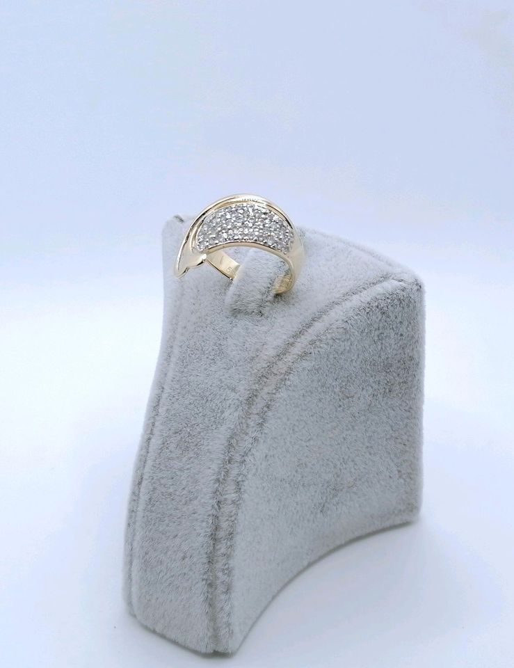 Ring Gold 585 mit Zirkonia Gr. 57