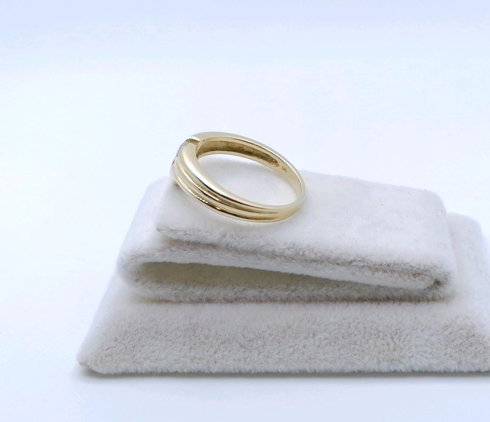 Ring Gold 585 mit Zirkonia