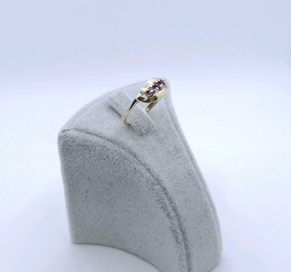Ring Gold 585er mit Rubinen Gr. 53