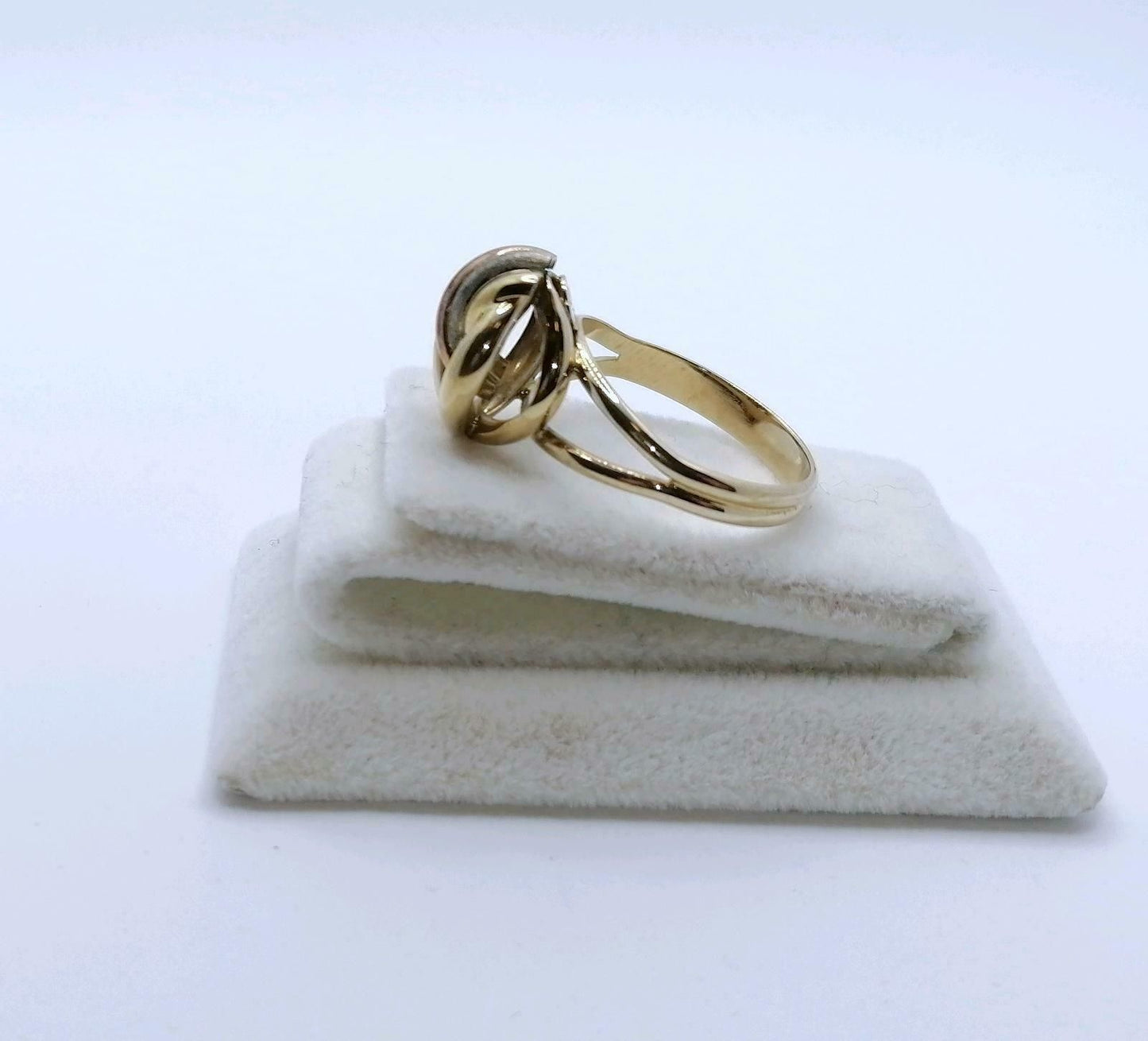 Ring Gold 333er Schleifenring Tricolor