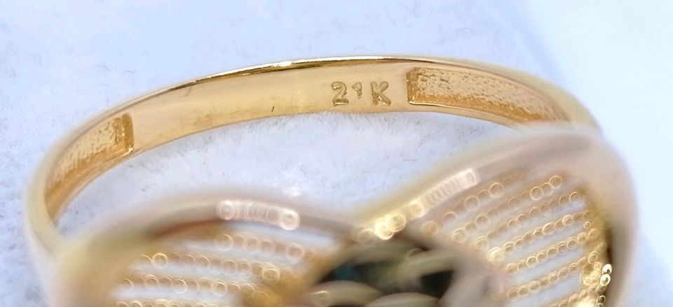 Ring Gold 900er 21 Karat