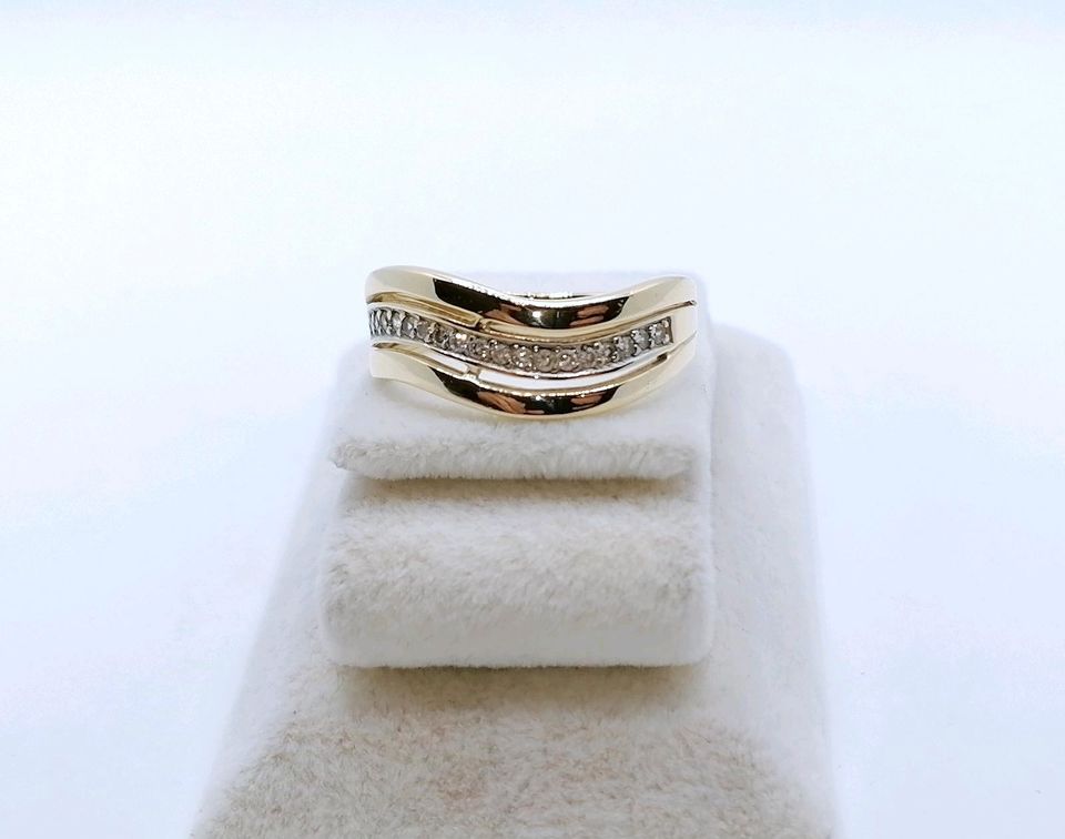 Ring Gold 585 mit Zirkonia Gr. 57