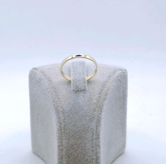 Zarter Gold Bandring, 585er Goldring, Ehering Trauring Gr. 57