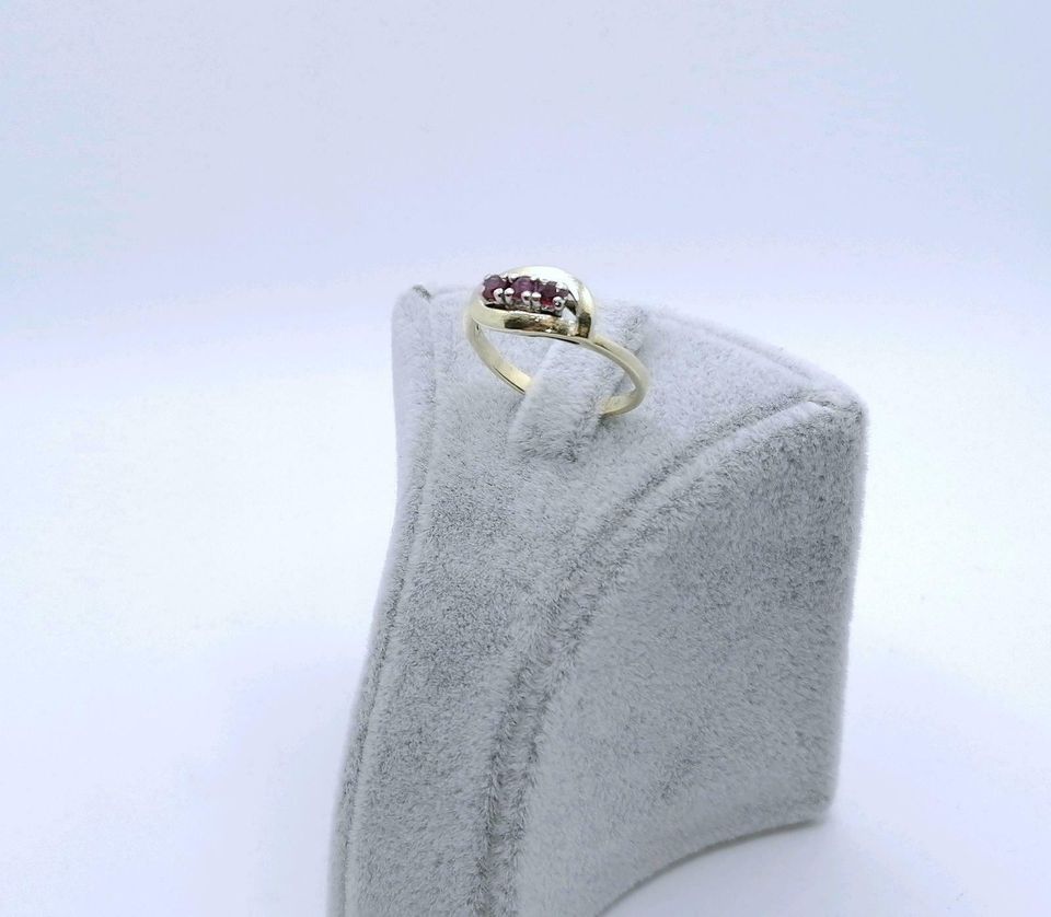 Ring Gold 585er mit Rubinen Gr. 53