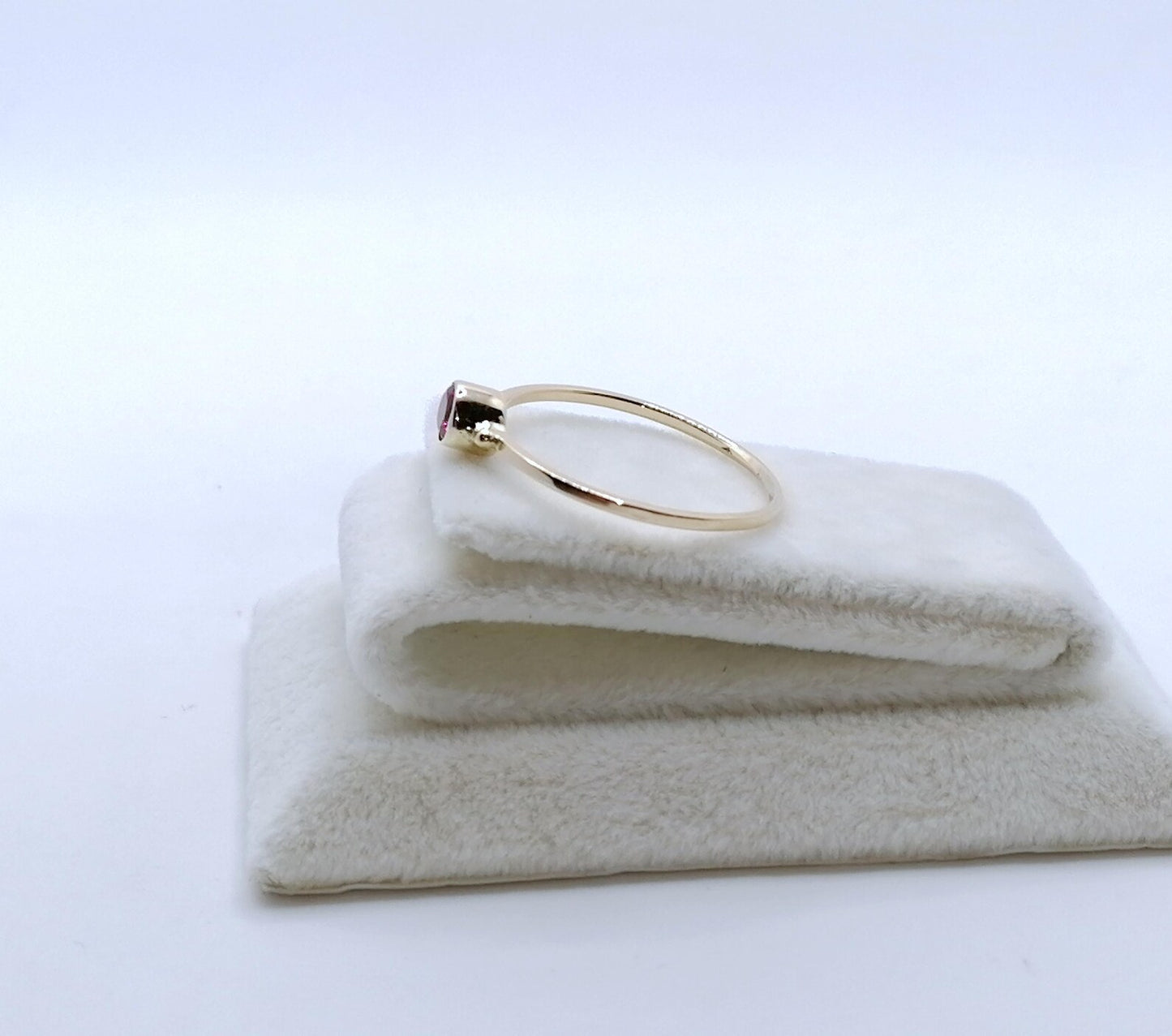 Ring Gold 585er mit Rubin Gr. 60