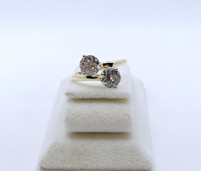 Ring Gold 585er mit Zirkonia Damenring Gr. 57