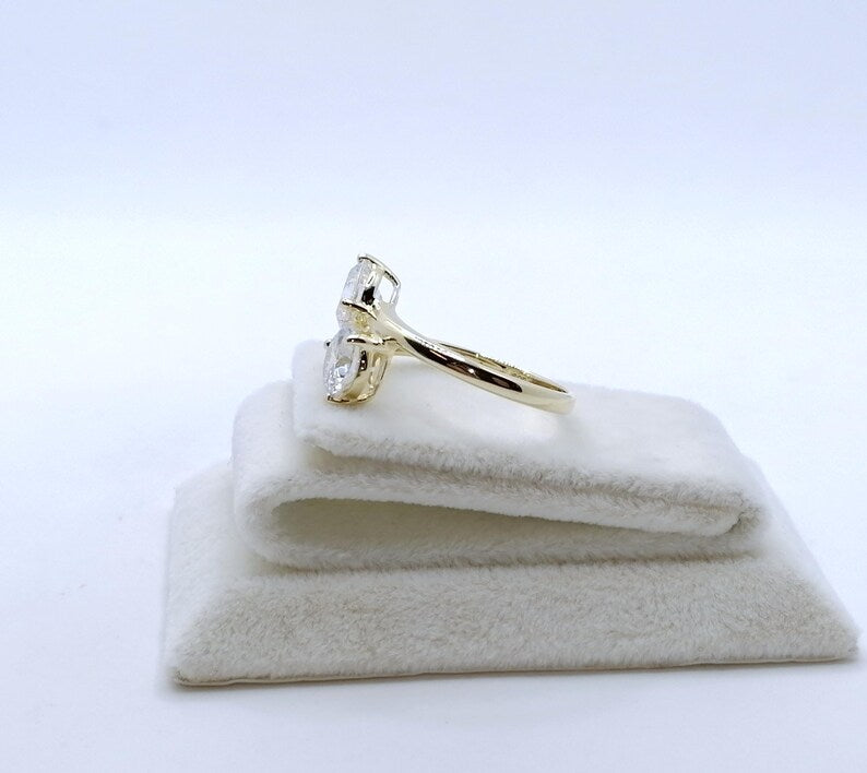 Ring Gold 585er mit Zirkonia Damenring Gr. 57