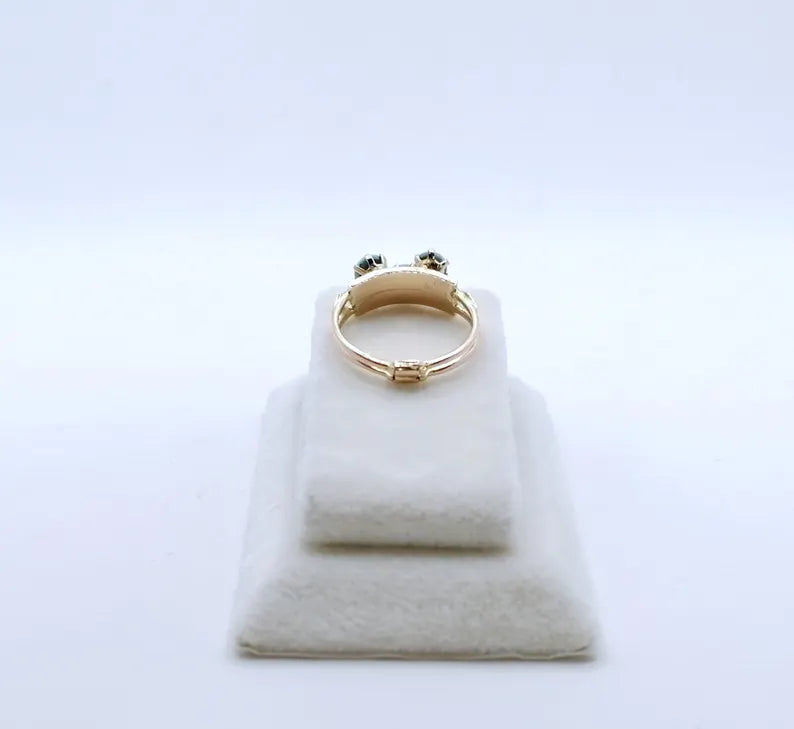 Ring Gold 585er mit Türkissteinen