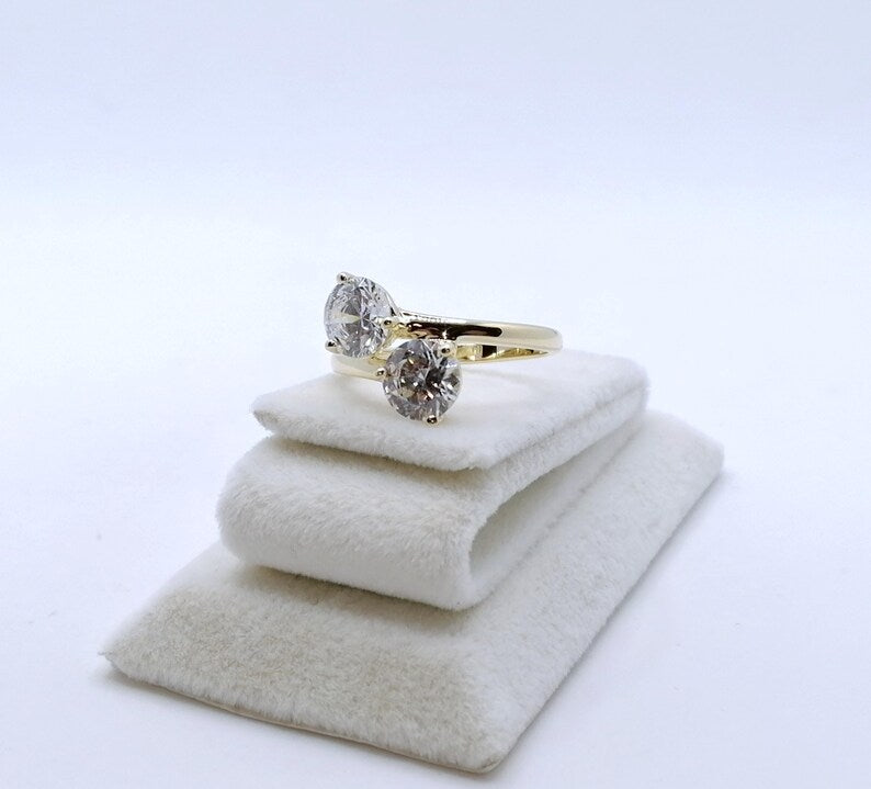 Ring Gold 585er mit Zirkonia Damenring Gr. 57