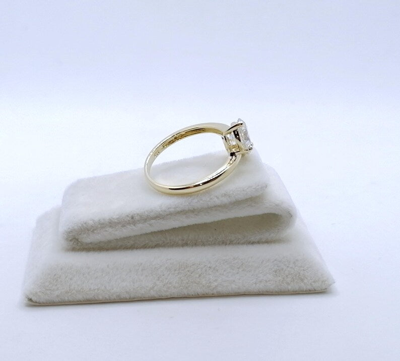 Ring Gold 585er mit Zirkonia Damenring Gr. 57