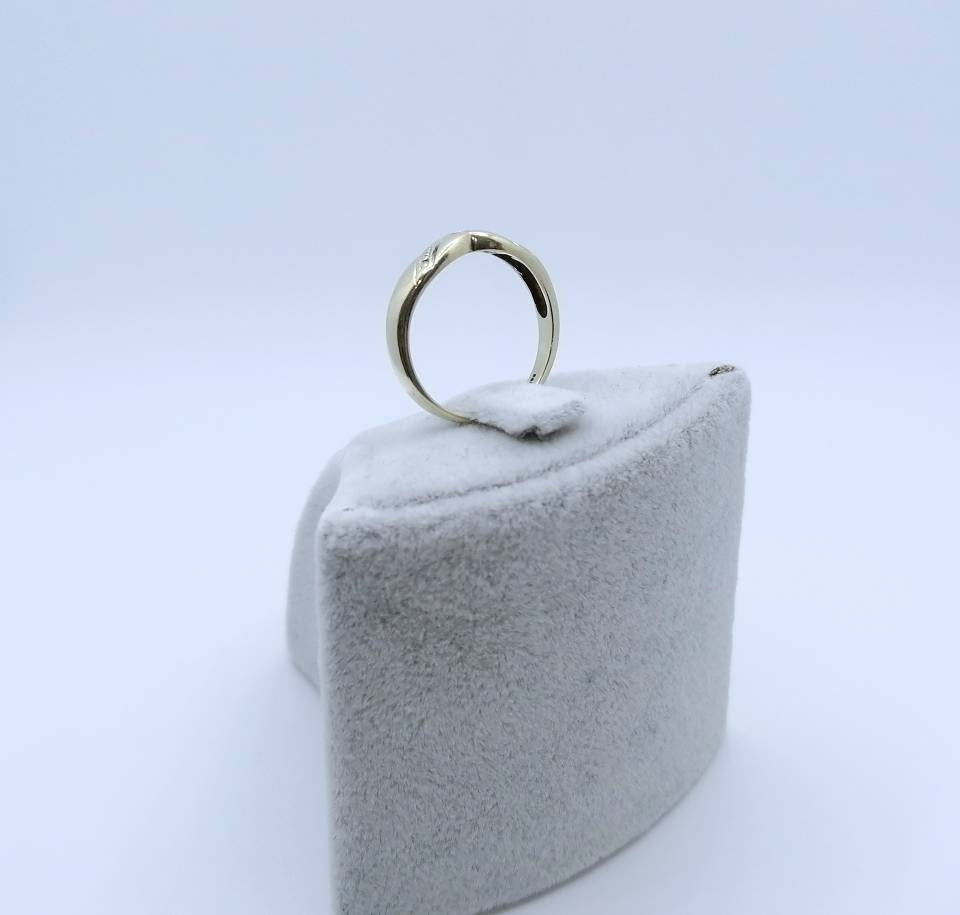 Vintage Ring Gold 585er mit Diamantsplitter