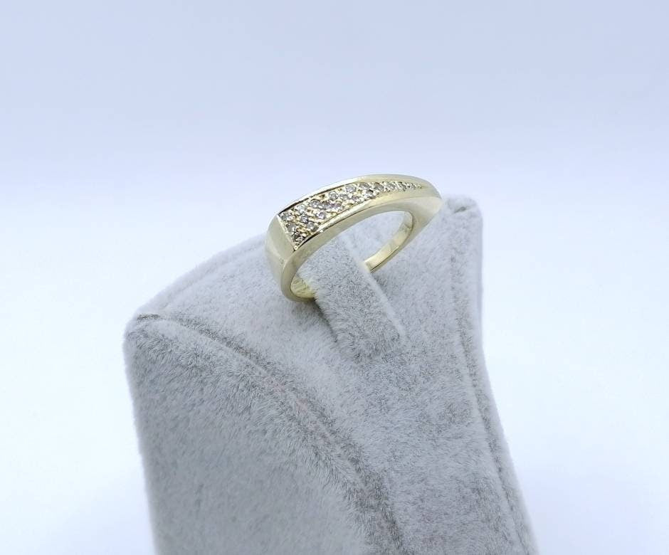 Vintage Brillant Goldring 585er